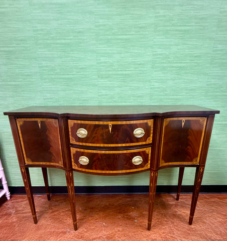 Gorgeous Council Craftsman Federal Style Hepplewhite Sideboard Available & Ready to Ship