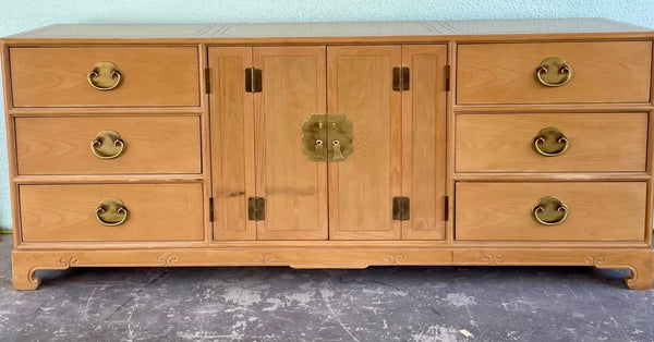 Century Furniture Sobota Collection Chinoiserie Style Credenza Available for Custom Lacquer - Hibiscus House