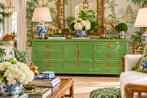 Vintage Thomasville Mystique Credenza Available for Custom Lacquer! - Hibiscus House