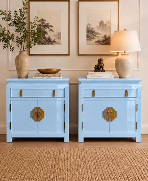 Vintage Century Furniture Nightstand or End Table Pair Available for Custom Lacquer!