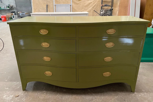 1940's Traditional Style Mahogany Serving Chest Available for Custom Lacquer