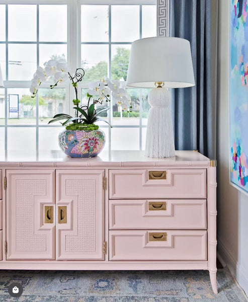 Vintage Stanley Furniture Faux Bamboo Credenza-Style Dresser Available for Custom Lacquer!