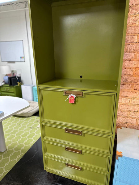 Vintage Bookcase/Secretary Lacquered and Ready to Ship! - Hibiscus House