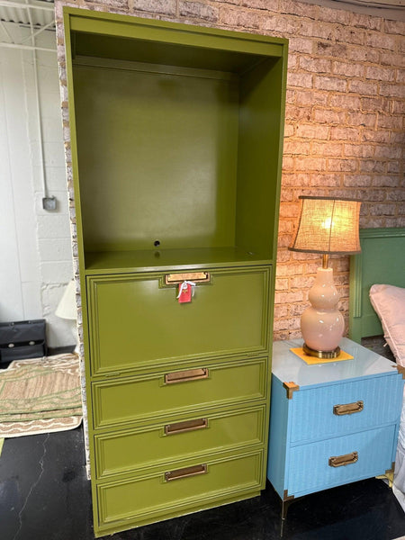 Vintage Bookcase/Secretary Lacquered and Ready to Ship! - Hibiscus House