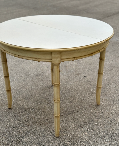 Vintage Thomasville Allegro Faux Bamboo Dining/Game Table Available for Custom Lacquer!