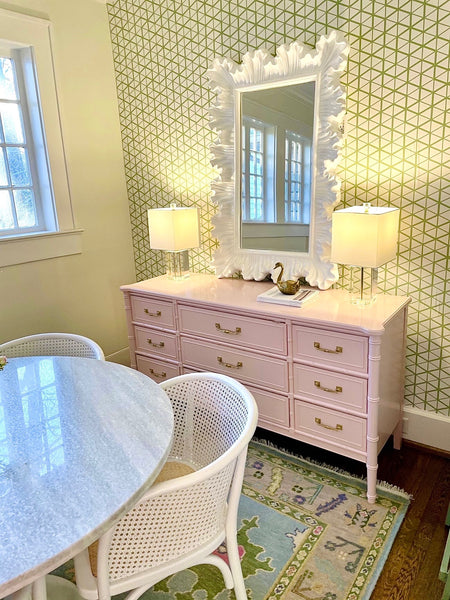Vintage Henry Link Bali Hai Faux Bamboo Nine Drawer Dresser Available for Lacquer! - Hibiscus House