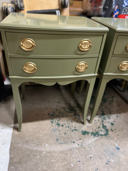 Rway Furniture Pagoda Regency Style Bamboo End Tables Available for Custom Lacquer