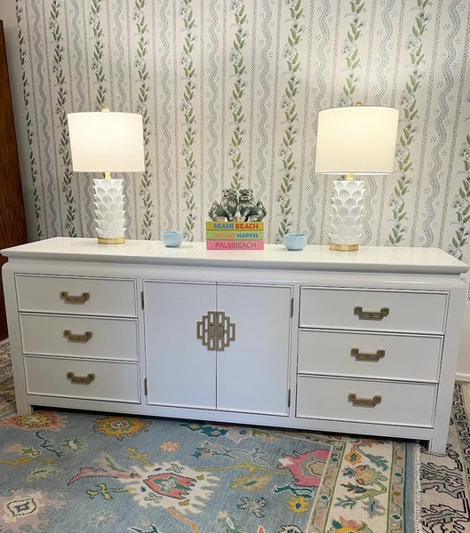 Vintage Century Furniture Nine Drawer Credenza Available for Custom Lacquer!