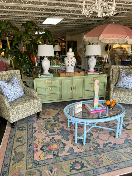 Vintage Stanley Furniture Faux Bamboo Credenza-Style Dresser Available for Custom Lacquer!