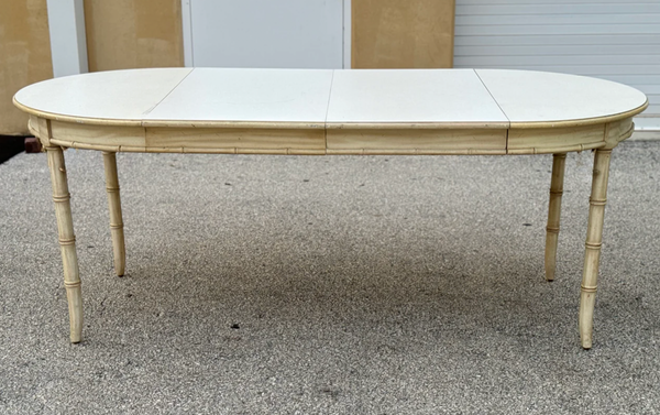 Vintage Thomasville Allegro Faux Bamboo Dining/Game Table Available for Custom Lacquer!