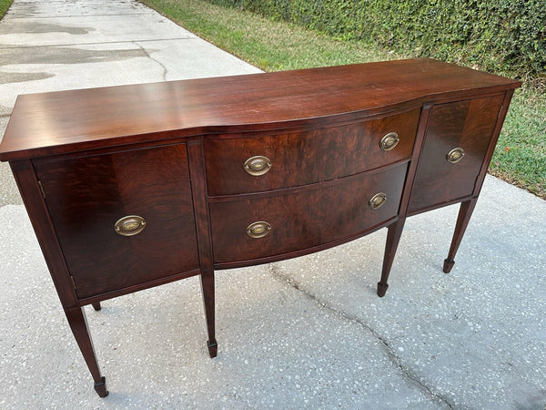 Gorgeous Antique Federal Style Mahogany Sideboard Available and Ready to Ship!