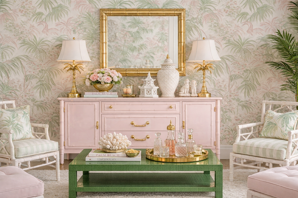 Vintage Thomasville Allegro Buffet Credenza Available for Custom Lacquer - Hibiscus House