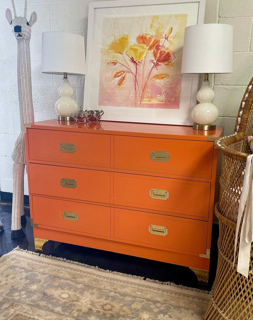 orange and white dresser Osage Orange 6-Drawer Dresser by Todd McCollister