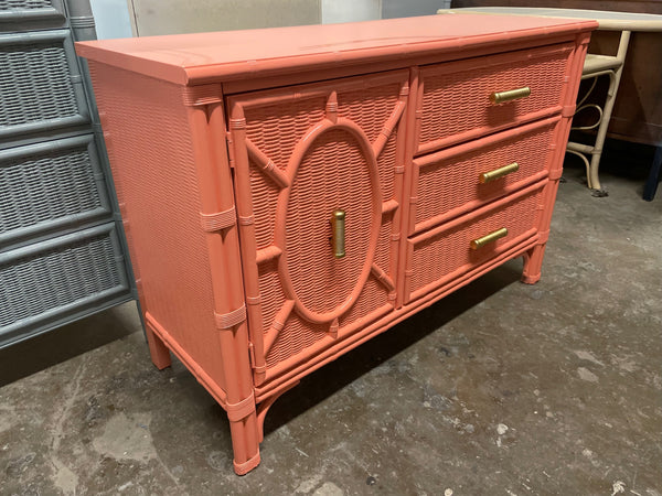 Vintage Dixie Aloha Faux Bamboo Server/Dresser Available for Custom Lacquer!