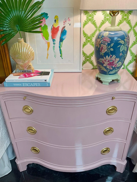 1940's Traditional Style Mahogany Serving Chest Available for Custom Lacquer
