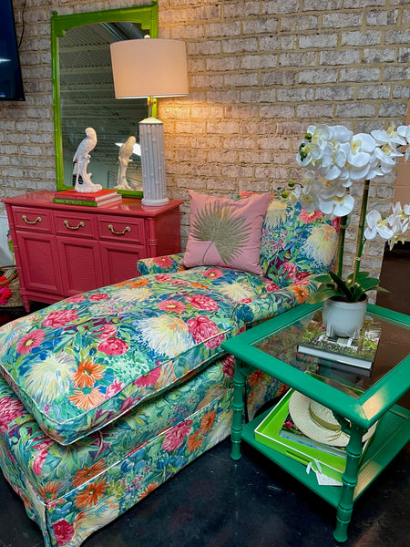 Vintage Faux Bamboo Two-Tier Mersman Furniture Side Table Pair Available for Custom Lacquer! - Hibiscus House