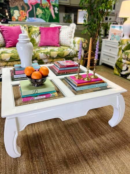 Gorgeous Vintage Ming Style All-Wood Coffee Table Available for Custom Lacquer!