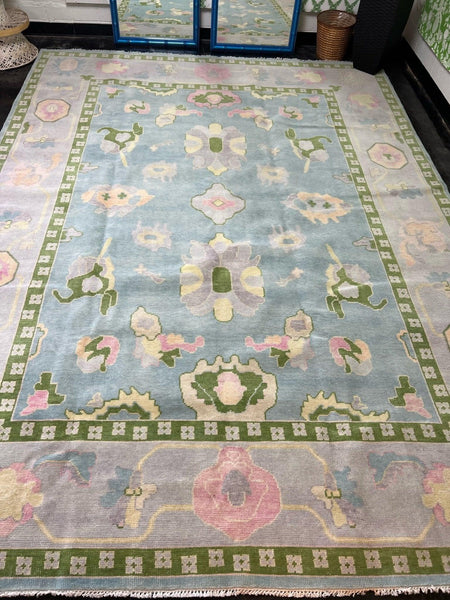 Sweet Pea 9' x 12' Oushak Rug - Hibiscus House