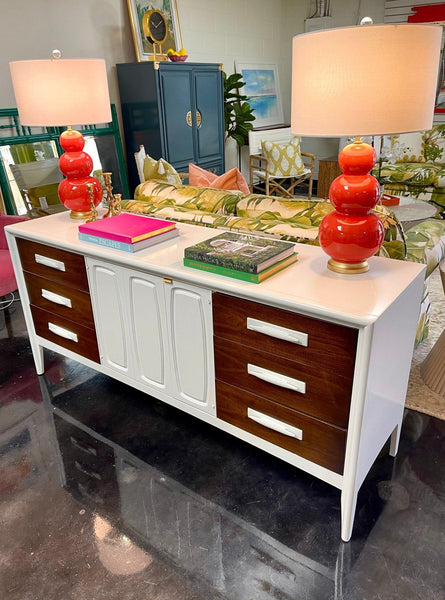 Broyhill Emphasis Mid Century Modern Credenza Ready to Ship - Hibiscus House