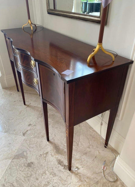 Hickory White Federal Style Mahogany Sideboard - Hibiscus House