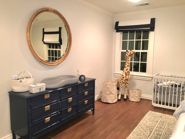 Vintage Faux Bamboo Stanley-Style Nine Drawer Dresser Available for Custom Lacquer - Hibiscus House