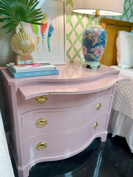 1940's Traditional Style Mahogany Serving Chest Available for Custom Lacquer