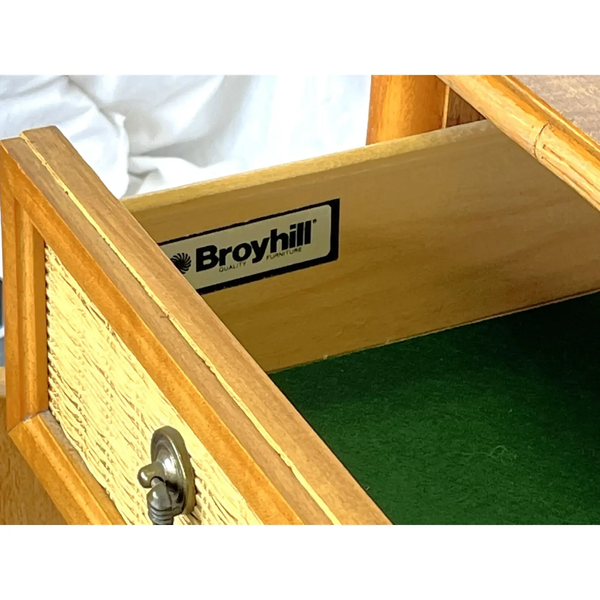 Vintage Broyhill Faux Bamboo Large Server Pair Available for Custom Lacquer!