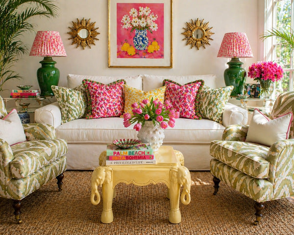 Late 20th Century Vintage Cerused Carved Elephant Table Available to Customize! - Hibiscus House