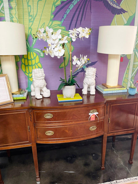 Vintage Federal Style Mahogany Sideboard Buffett Available & Ready to Ship! - Hibiscus House