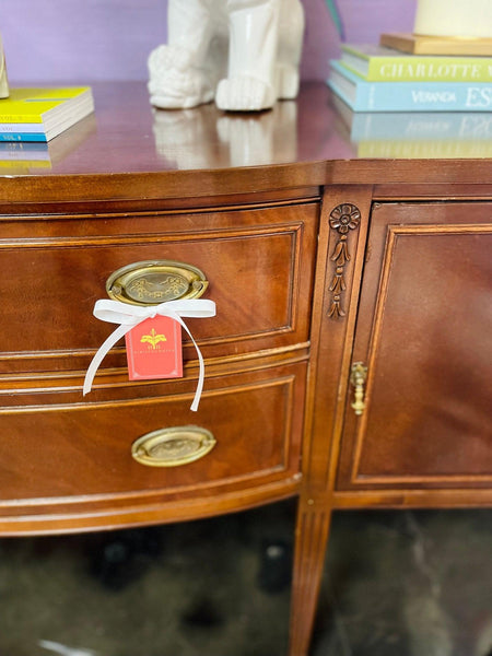 Vintage Federal Style Mahogany Sideboard Buffett Available & Ready to Ship! - Hibiscus House