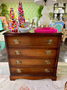 Gorgeous Antique Mahogany Traditional Chest Ready to Ship - Hibiscus House