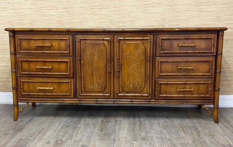 Vintage Dixie "Aloha" Collection Triple Dresser Available for Custom Lacquer - Hibiscus House