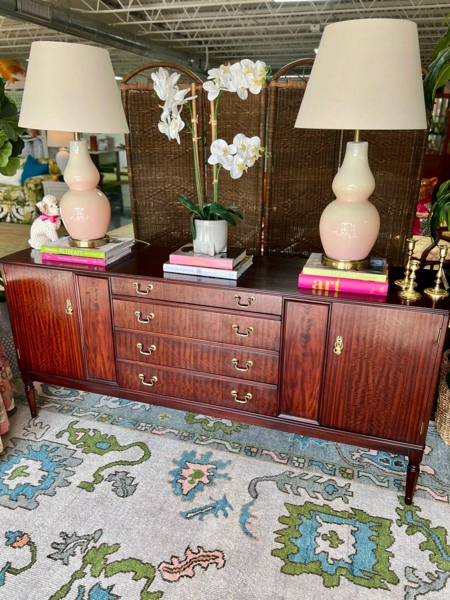 Gorgeous Strongbow Furniture Mid-Century Modern English Sideboard/Credenza Ready to Ship! - Hibiscus House