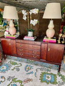 Gorgeous Strongbow Furniture Mid-Century Modern English Sideboard/Credenza Ready to Ship! - Hibiscus House