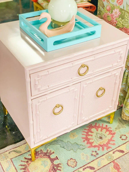 Drexel Furniture Omega Kensington Collection Single Nightstand Available for Custom Lacquer! - Hibiscus House