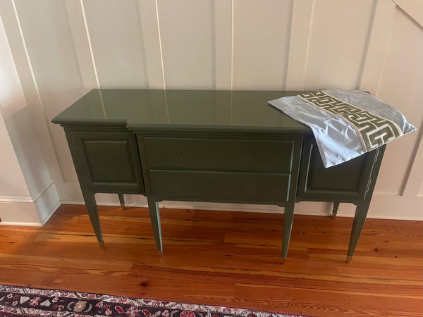 Vintage Mahogany Traditional Style Sideboard Available for Custom Lacquer! - Hibiscus House