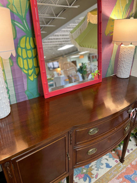 Vintage Federal Style Mahogany Sideboard Buffett Available & Ready to Ship! - Hibiscus House