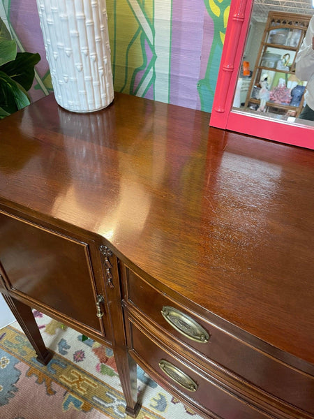 Vintage Federal Style Mahogany Sideboard Buffett Available & Ready to Ship! - Hibiscus House