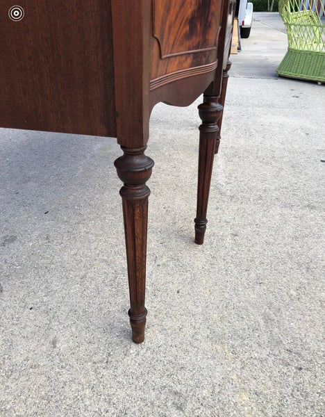 Antique Traditional Style Flame Mahogany Sideboard Buffet Available & Ready to Ship! - Hibiscus House