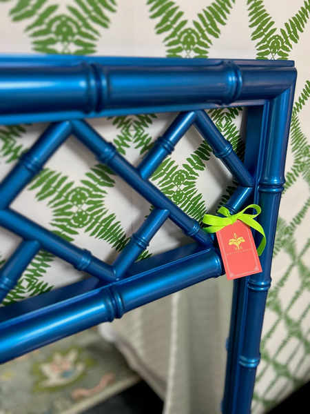 Vintage Dixie Furniture Company "Aloha" Collection Fretwork Mirror Pair Available for Custom Lacquer! - Hibiscus House