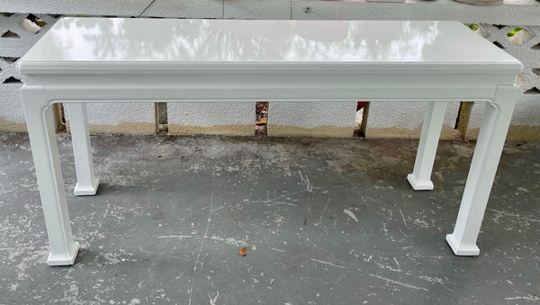 Vintage Drexel Furniture Console Table Available for Custom Lacquer!