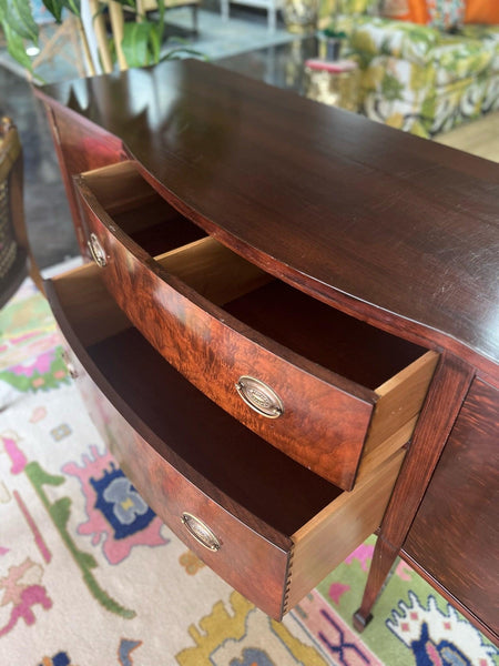 Gorgeous Antique Federal Style Mahogany Sideboard Available and Ready to Ship! - Hibiscus House