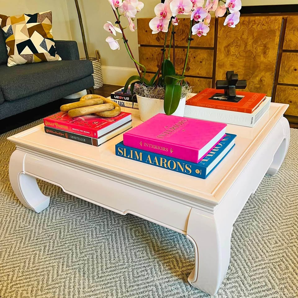 Vintage Thomasville Ming Style All-Wood Coffee Table Available for Custom Lacquer