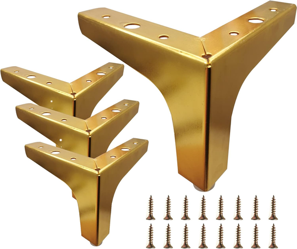 Sloped Brass Legs - Hibiscus House