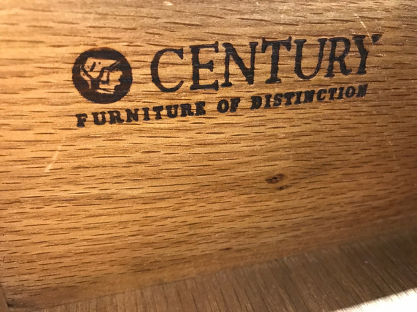 Vintage Century Furniture Pagoda 5 Drawer Console Table Available for Custom Lacquer! - Hibiscus House