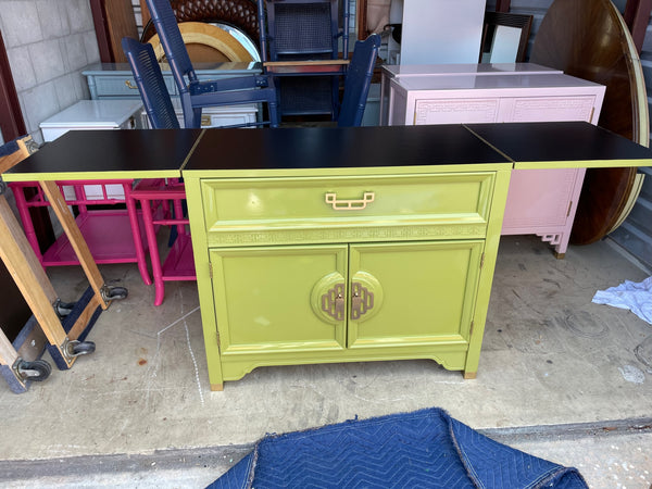 Vintage Drexel Accolade Campaign Style Server Available for Custom Lacquer! - Hibiscus House