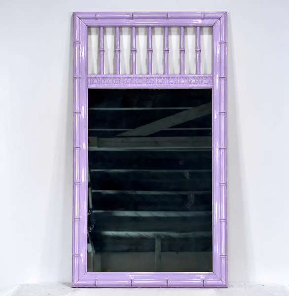 Vintage Dixie Shangrilah Hollywood Regency Style Mirror Available for Custom Lacquer!