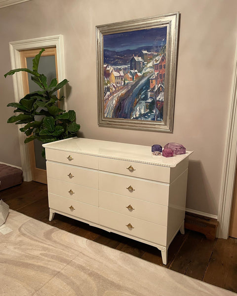 Vintage Rway Furniture Pagoda Regency Style 8 Drawer Dresser Available for Custom Lacquer - Hibiscus House