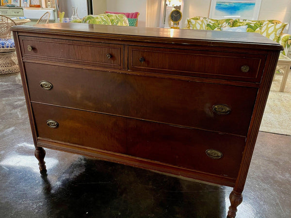 Antique Mahogany Traditional Petite Sideboard or Dresser - Hibiscus House