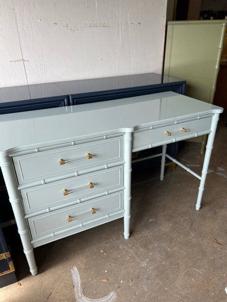 Vintage Classic Faux Bamboo Desk Available for Custom Lacquer!!